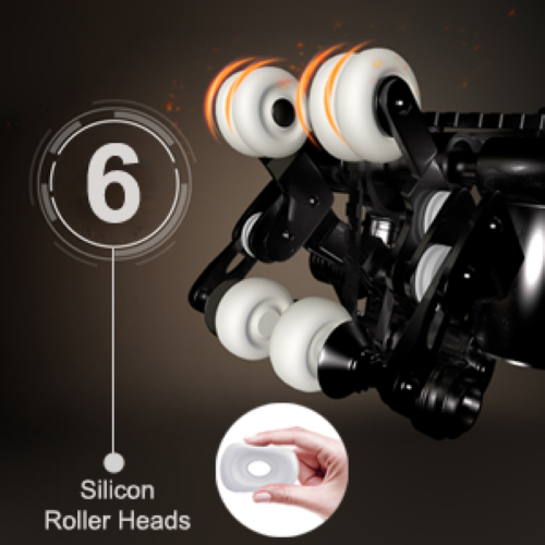 X-Display Eggy SL Track 4D massagestoel, zwart/beige