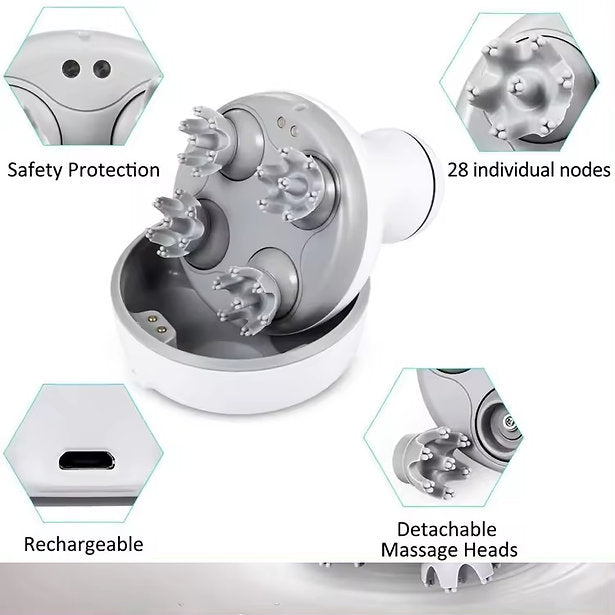 Head, Scalp and Body Massager