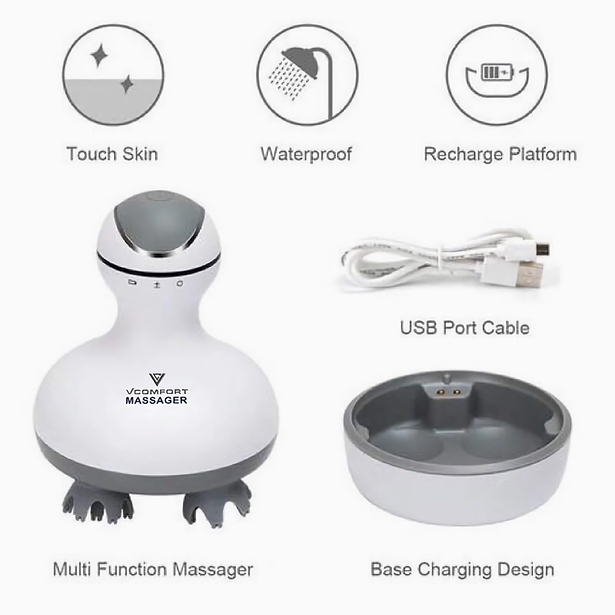 Head, Scalp and Body Massager