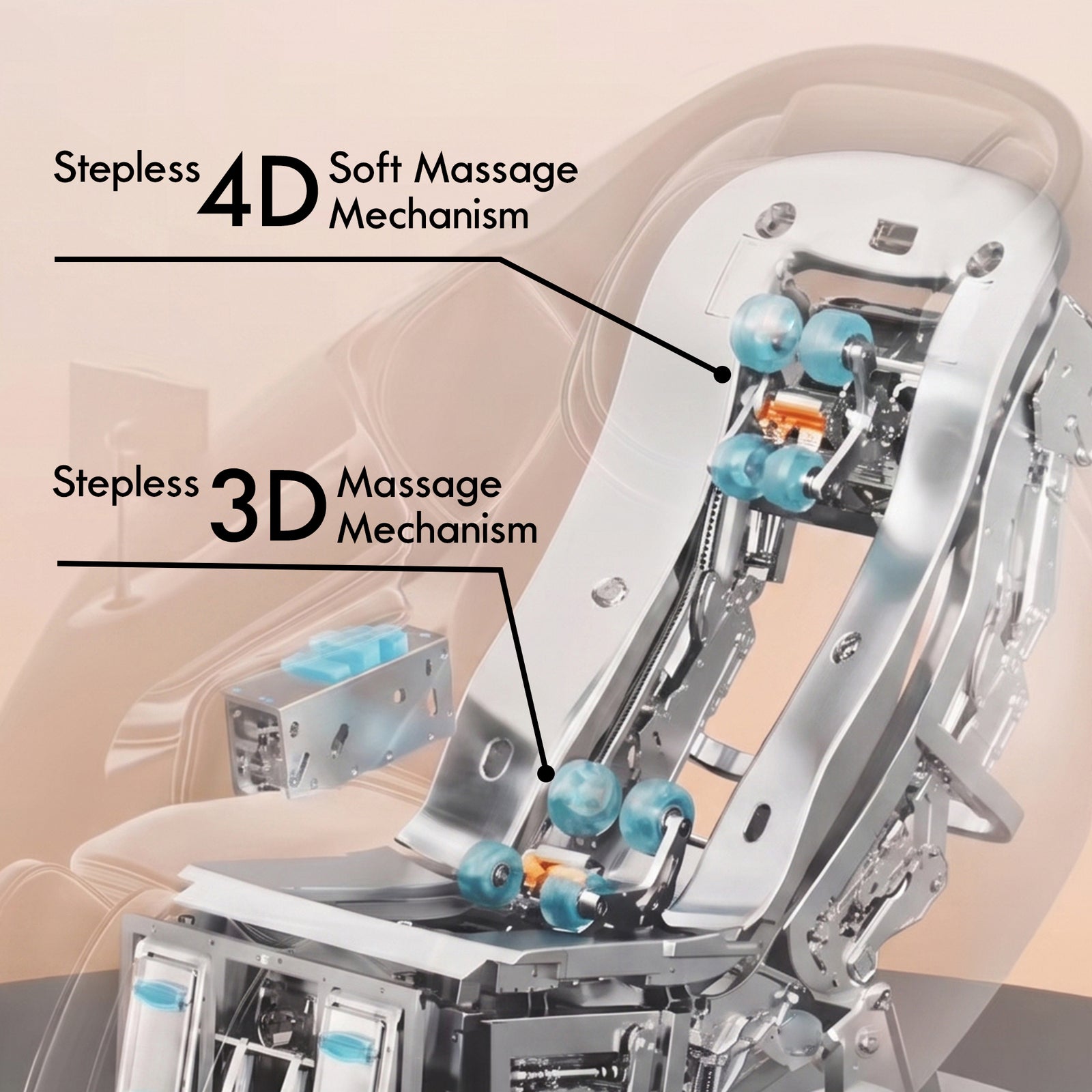 FlexiCare Duo Pro Max stepless smart dual-core massage system